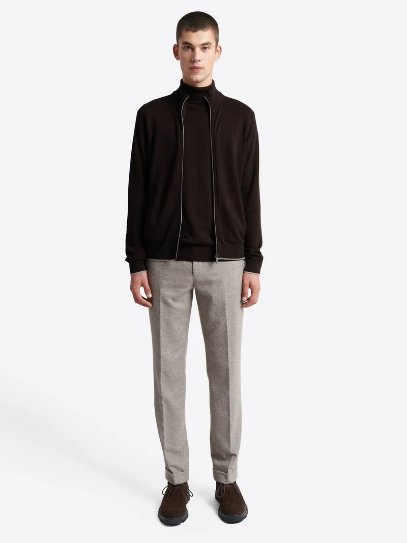Pull à col roulé en viscose certifiée