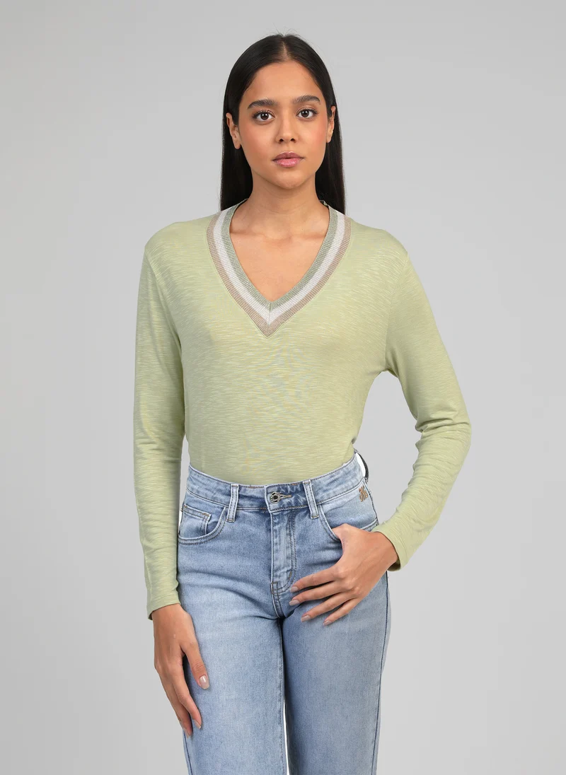 T-SHIRT TONGALI verveine