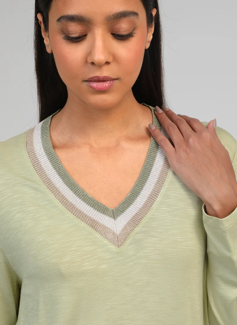 T-SHIRT TONGALI verveine