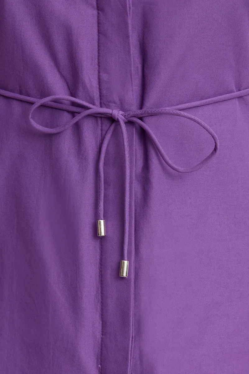 Isiah|Cotton Schiffli Shirt Dress