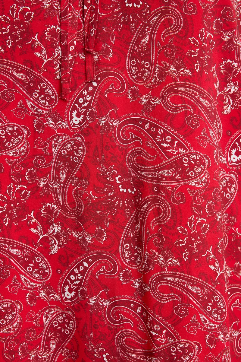 Isala|Viscose Gathered Yoke Detail Top