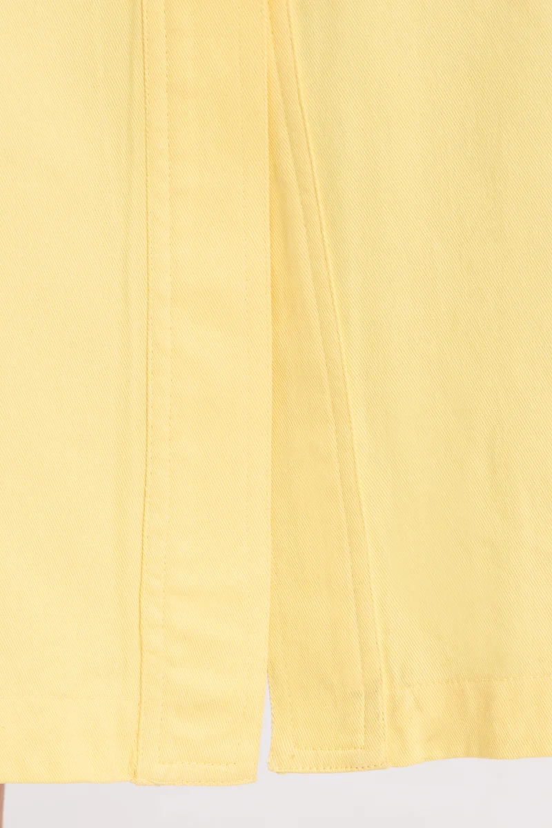 Tsezin|100% Cotton Belted Shirt Dress