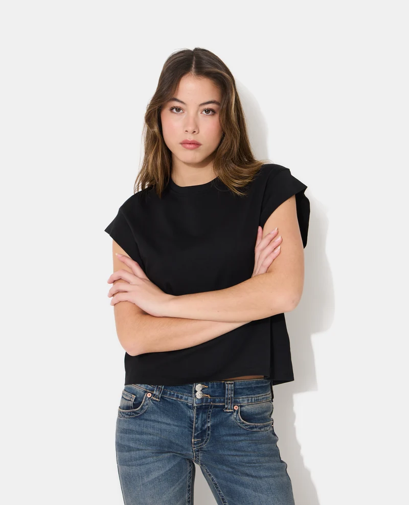 T-shirt à mancherons