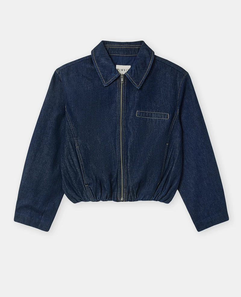 Veste boule en jean