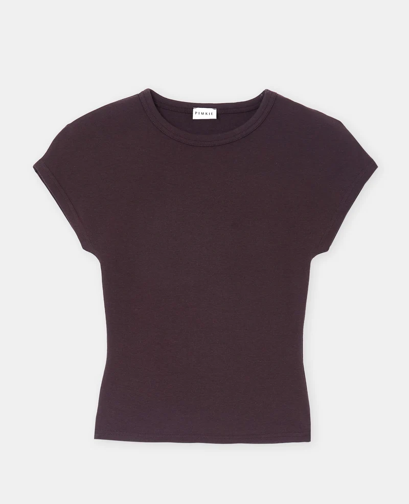 T-shirt ajusté manches raccourcies