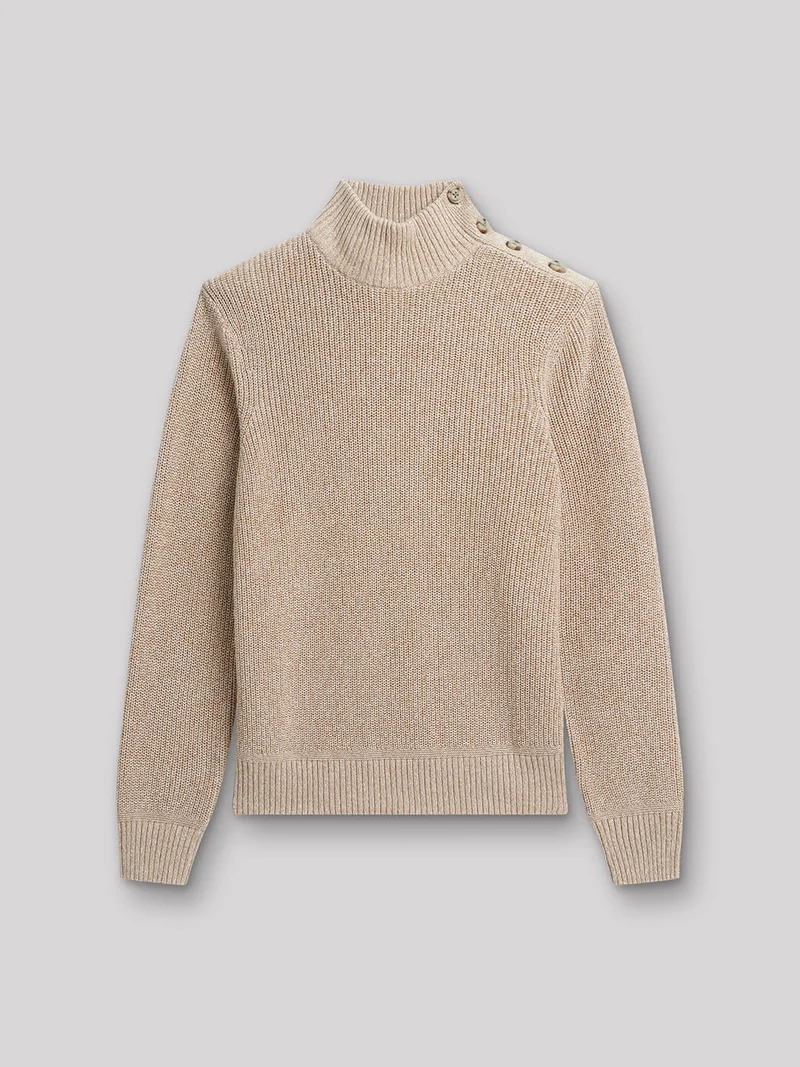 Pull col cheminée