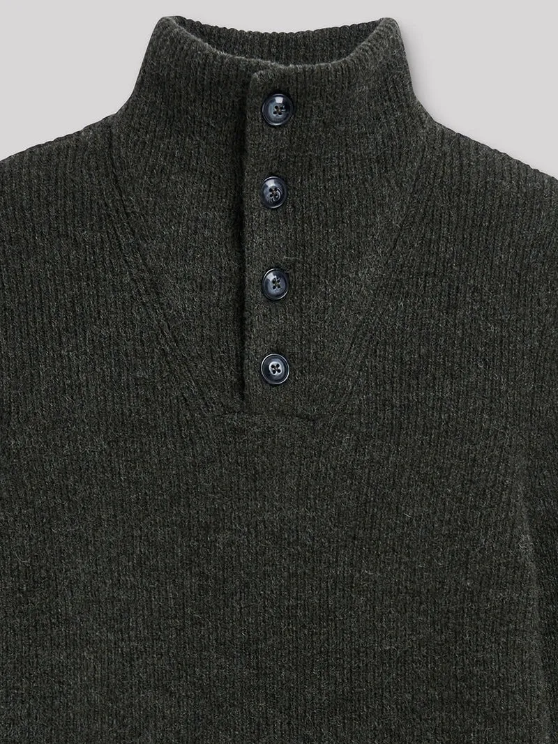 Pull col boutonné