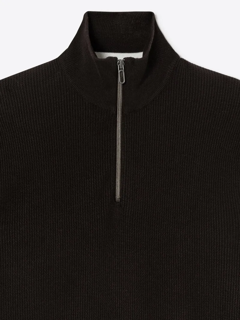 Pull à col cheminée en viscose certifiée