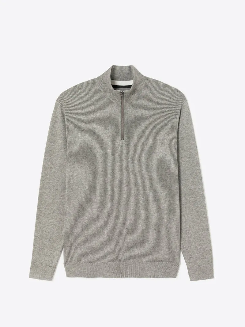 Pull à col cheminée en viscose certifiée