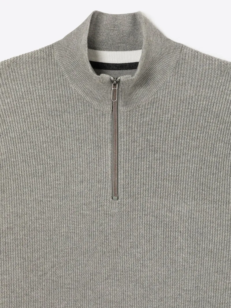 Pull à col cheminée en viscose certifiée
