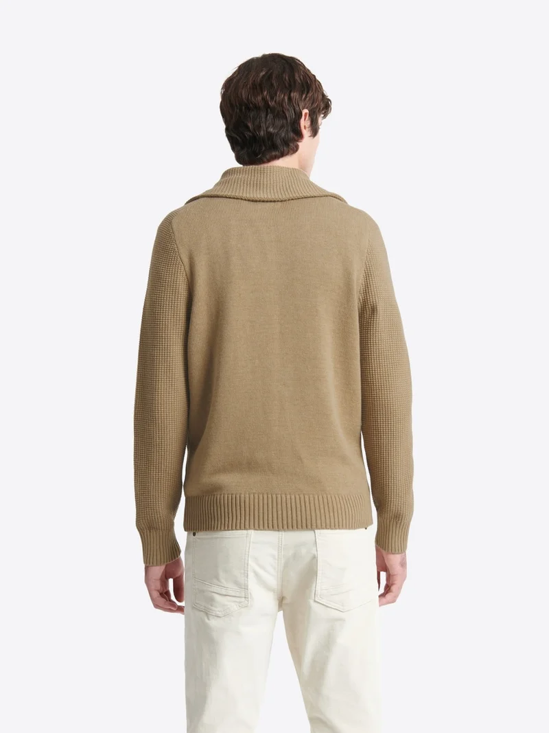 Pull col camionneur en coton cachemire
