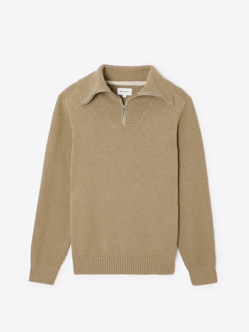 Pull col camionneur en coton cachemire