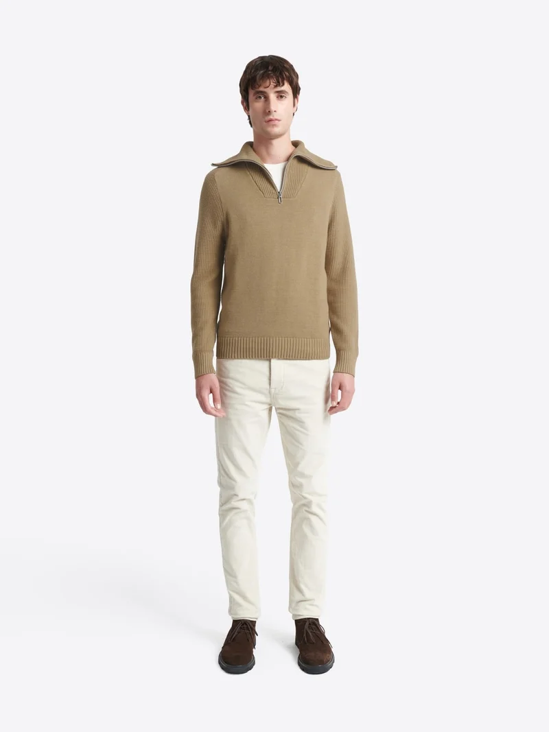Pull col camionneur en coton cachemire