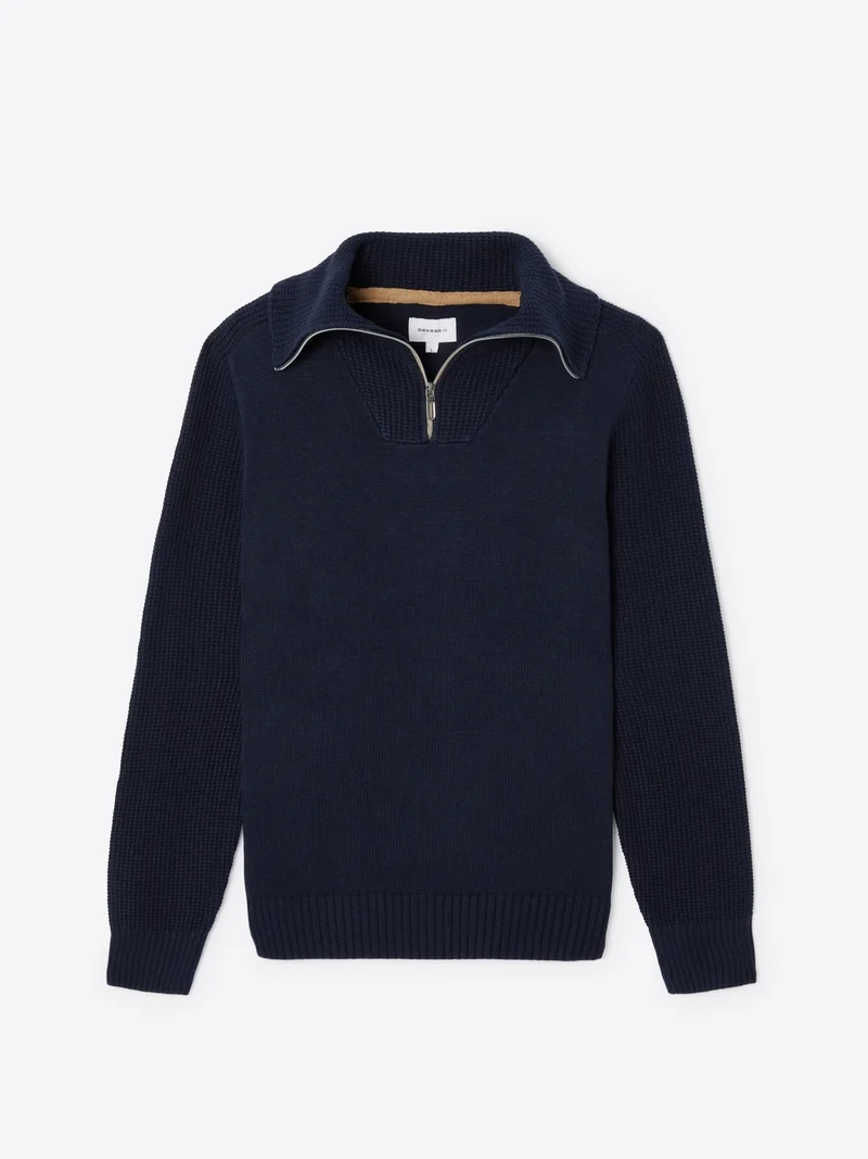 Pull col camionneur en coton cachemire