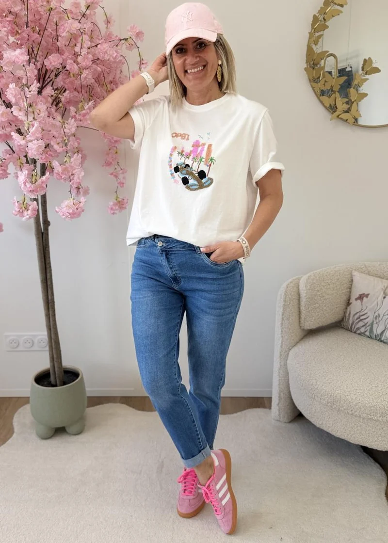 Tee shirt perles