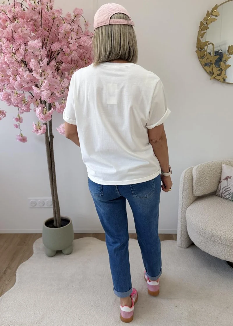 Tee shirt perles