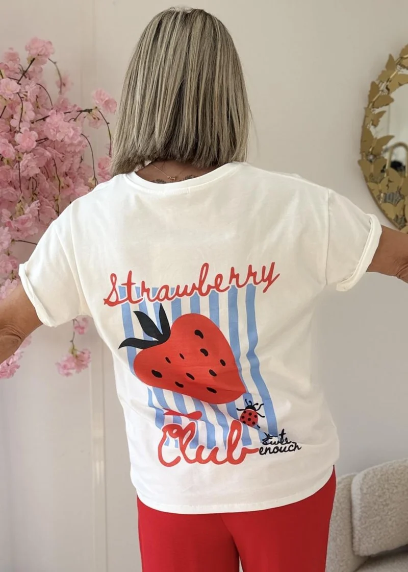Tee shirt strawberry
