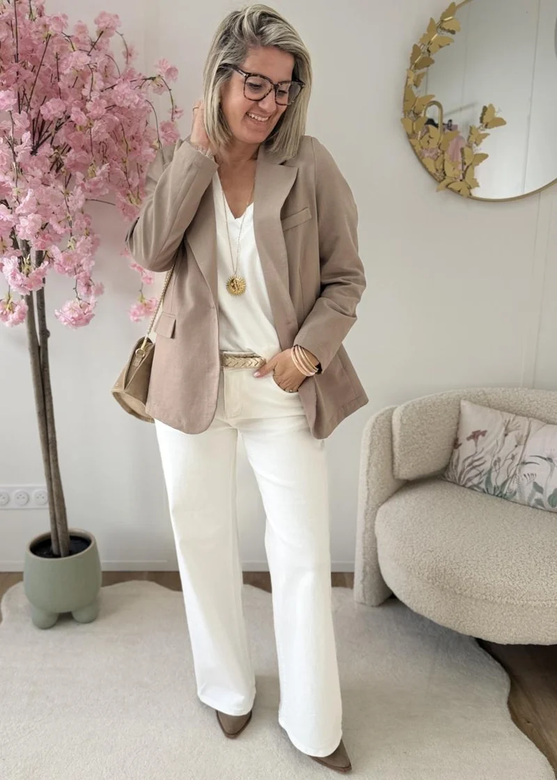 Pull Sophie blanc