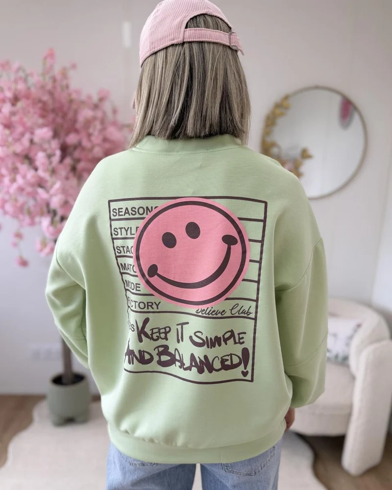 Sweat Smiley vert