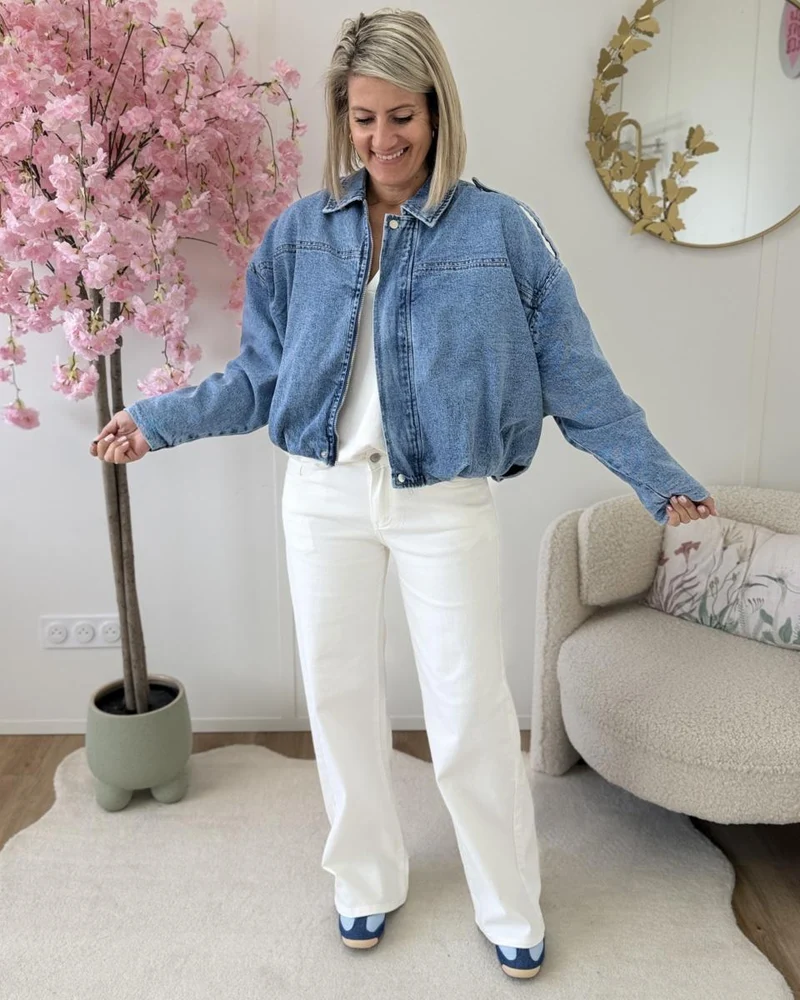 Veste en jeans Leonie