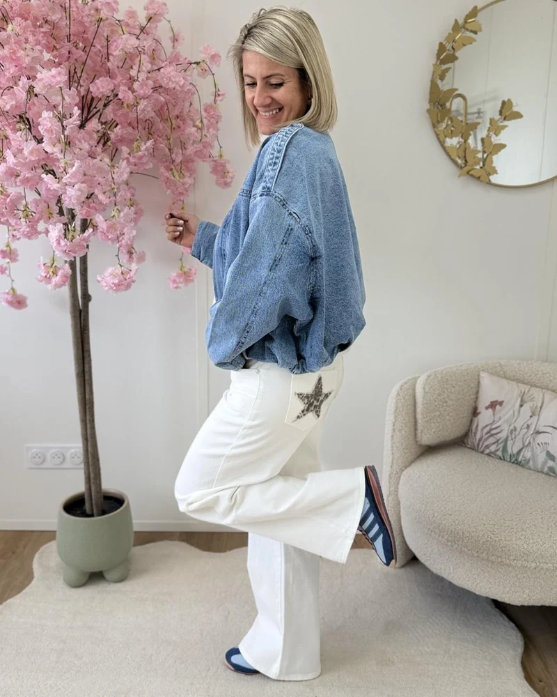 Veste en jeans Leonie