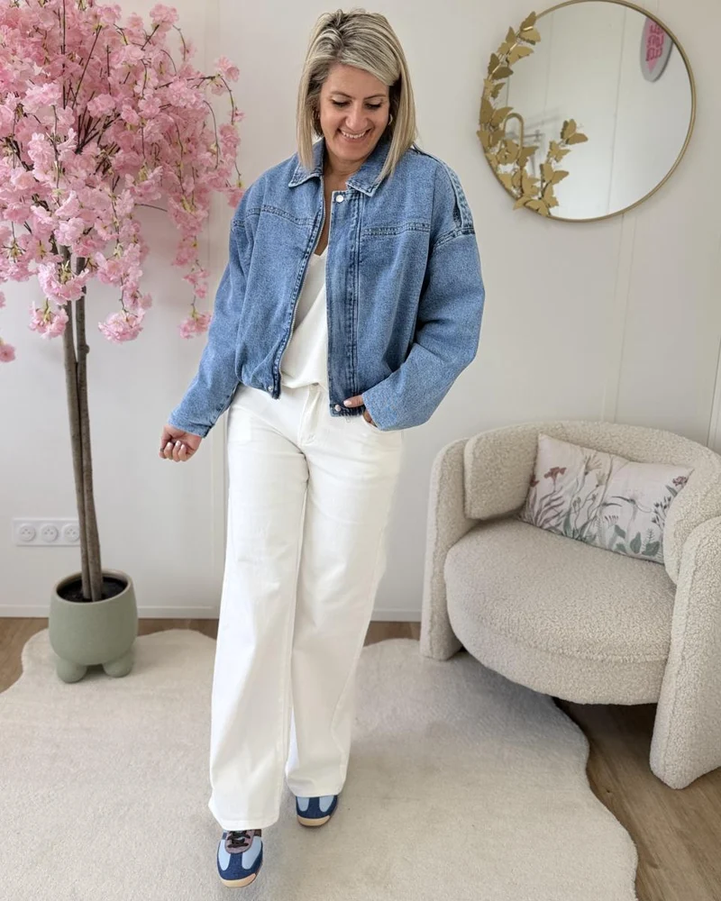 Veste en jeans Leonie