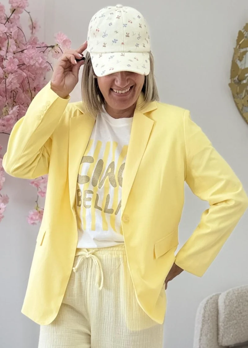 Blazer Lihuan jaune