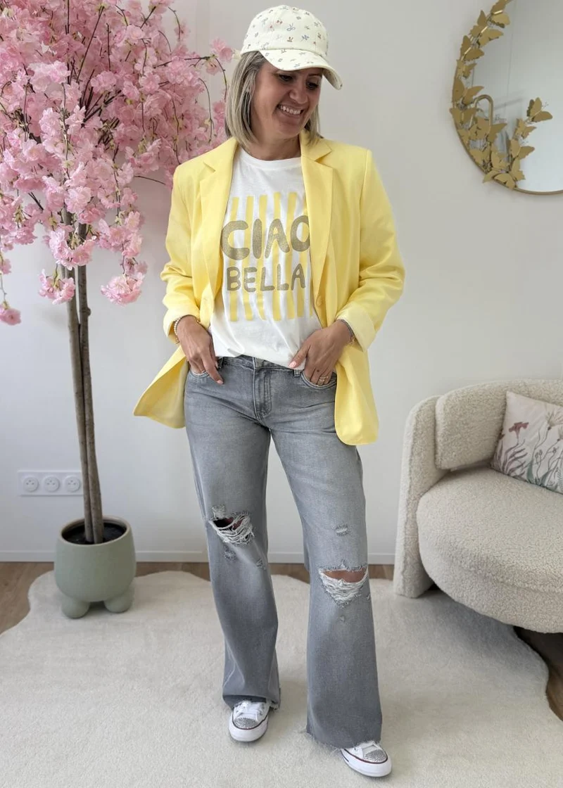 Blazer Lihuan jaune