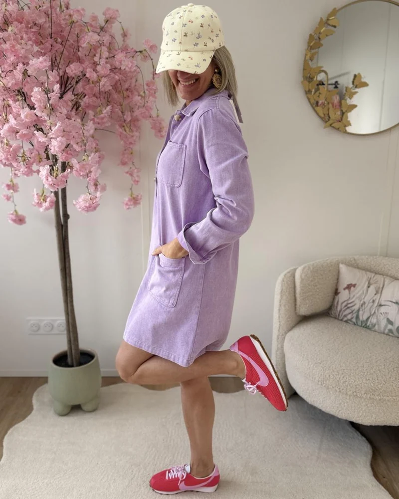 Robe Samuel mauve