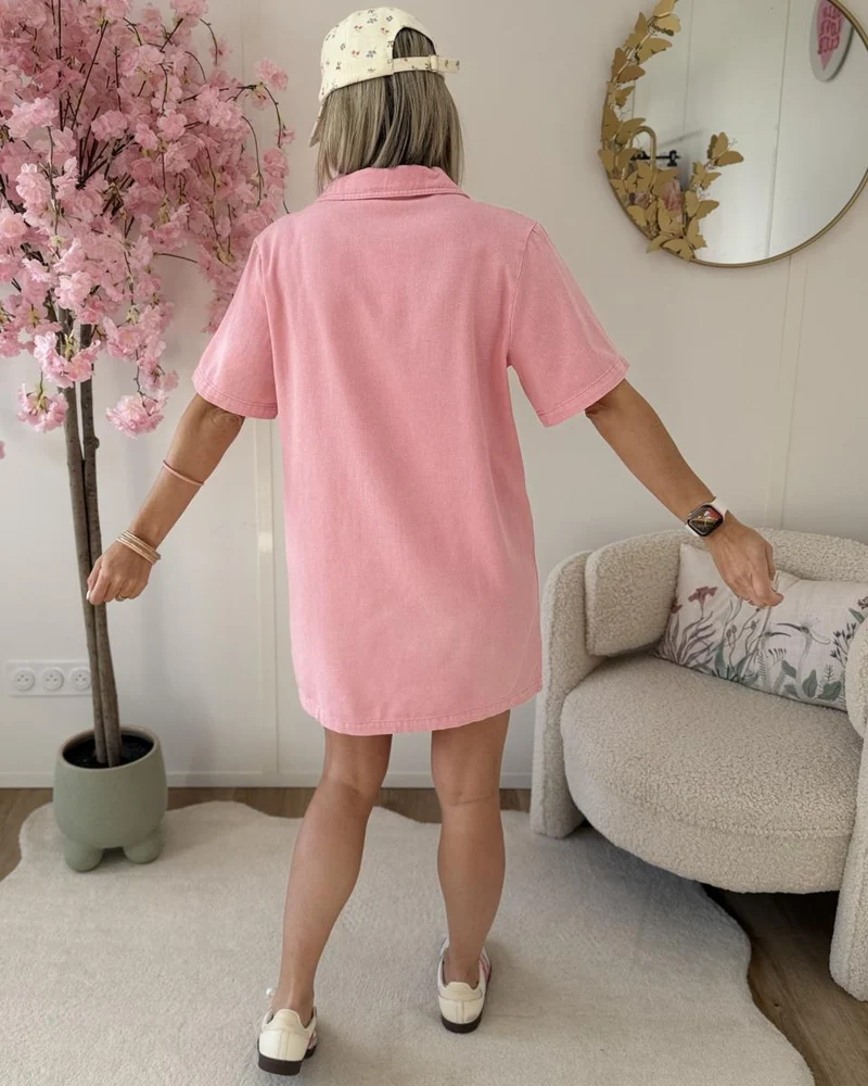 Robe Eva rose clair