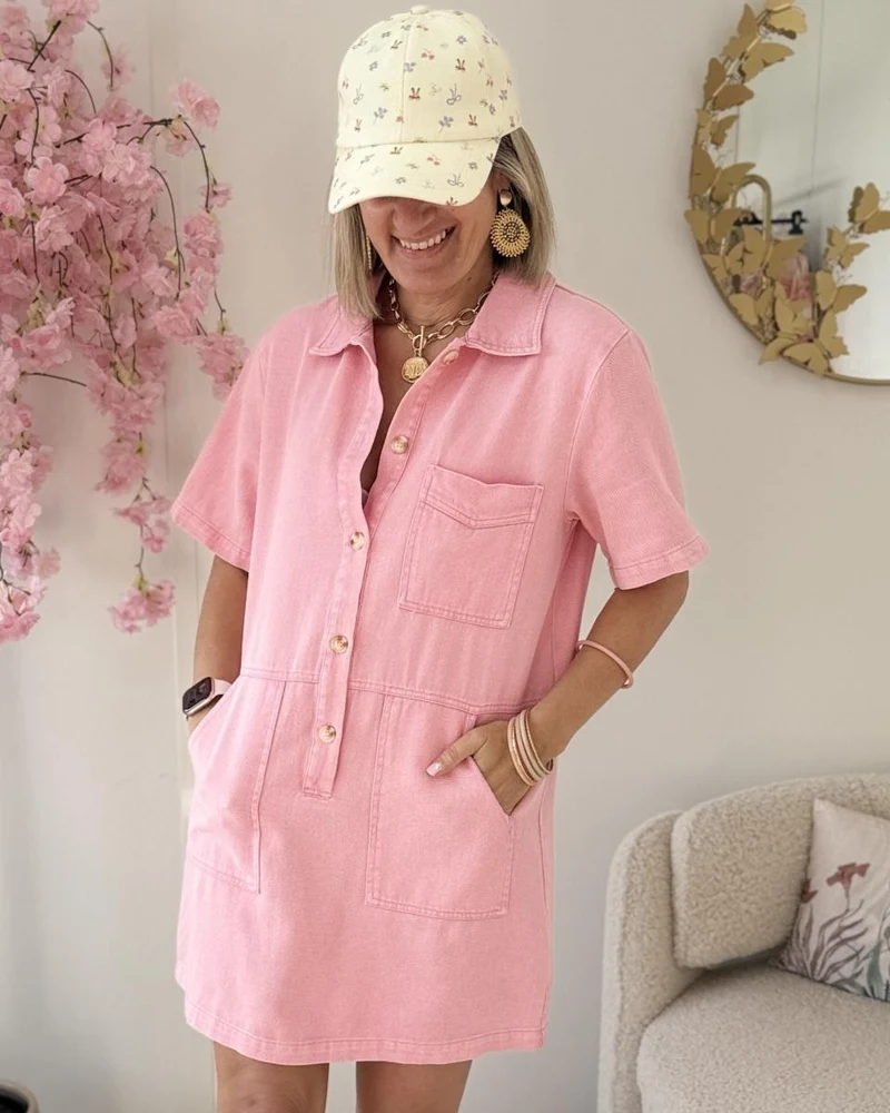 Robe Eva rose clair