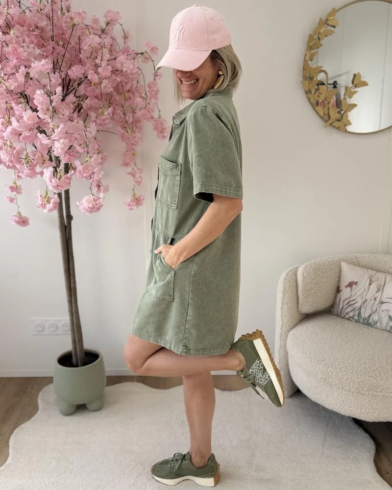 Robe Eva kaki