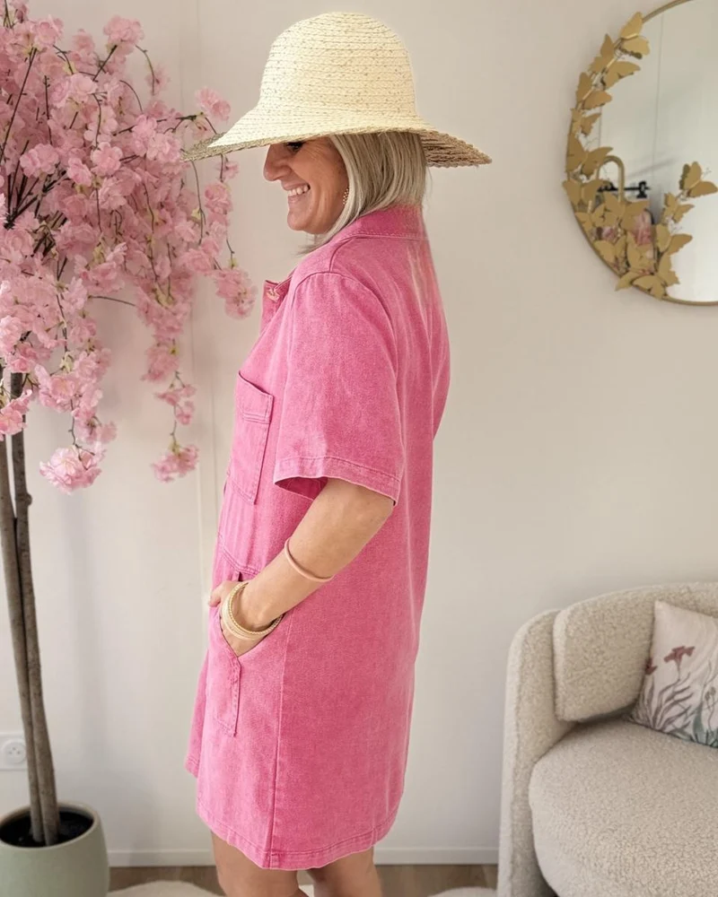 Robe Eva fushia