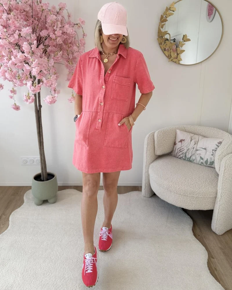 Robe Eva corail