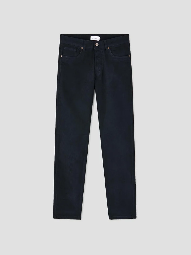 Jean couleur slim en velours