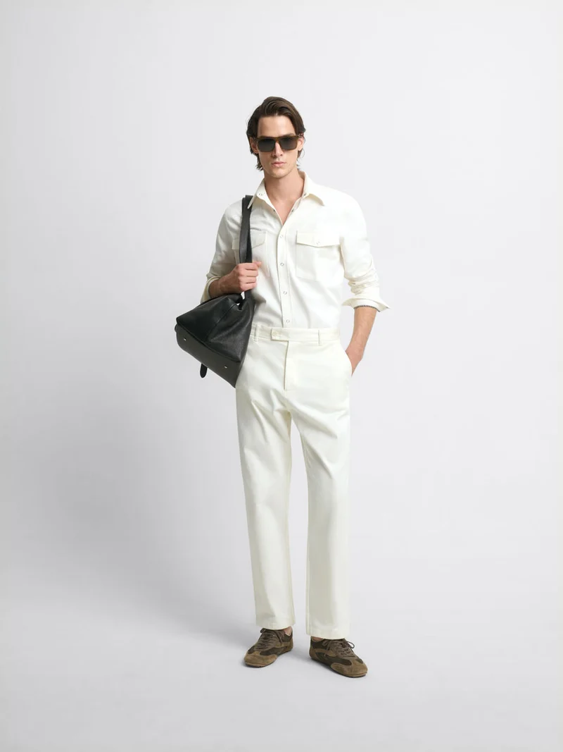 Chemise regular en coton