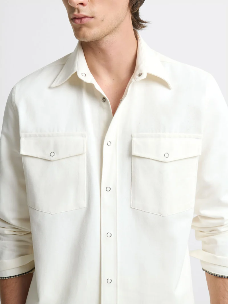 Chemise regular en coton