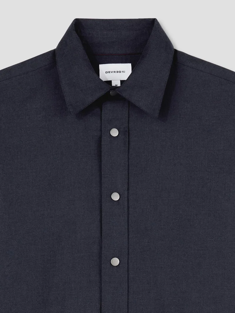 Chemise slim en coton