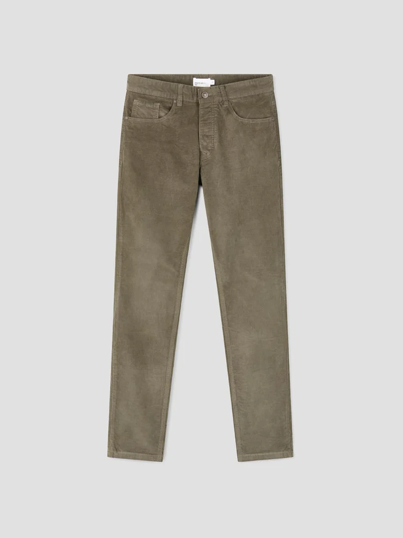 Jean couleur slim en velours