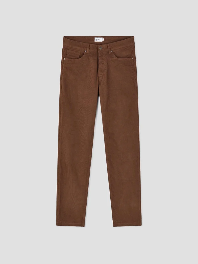Jean couleur regular en velours