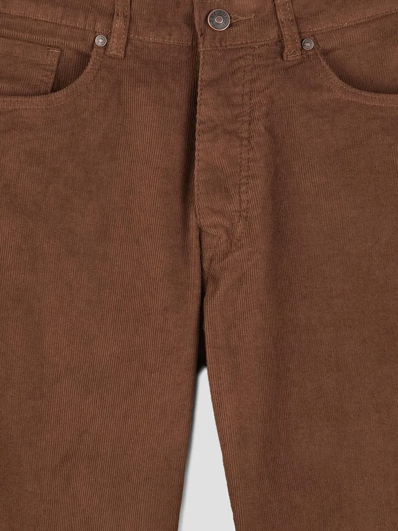 Jean couleur regular en velours