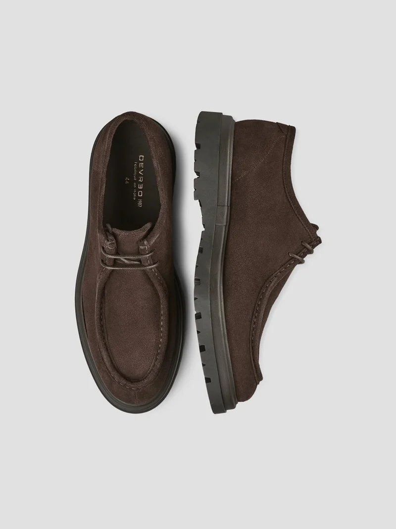 Derbies en cuir suédé - L'atelier