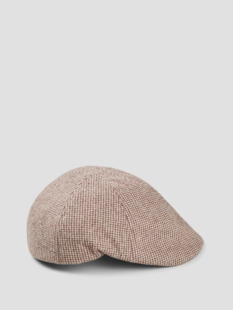 Casquette plate à motifs