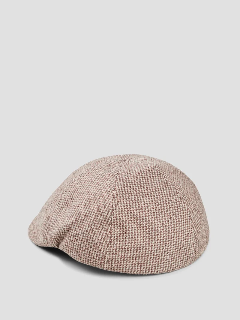 Casquette plate à motifs