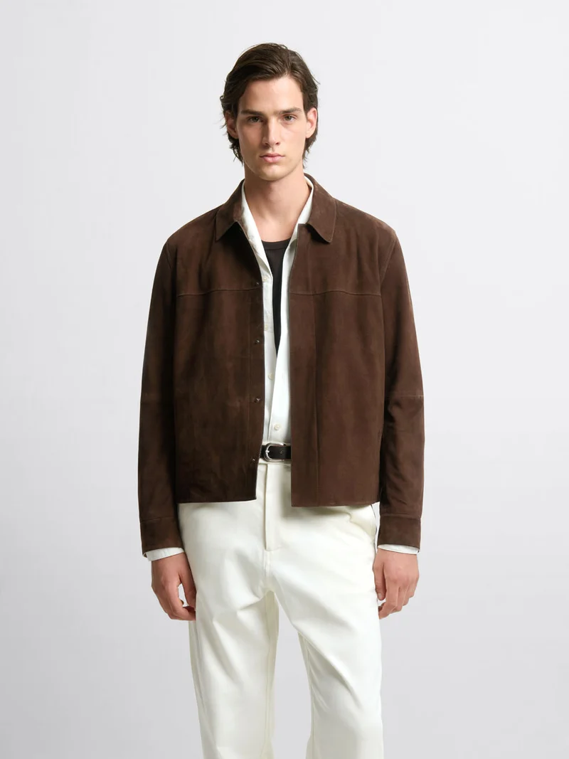 Blouson en cuir de chèvre - L'atelier