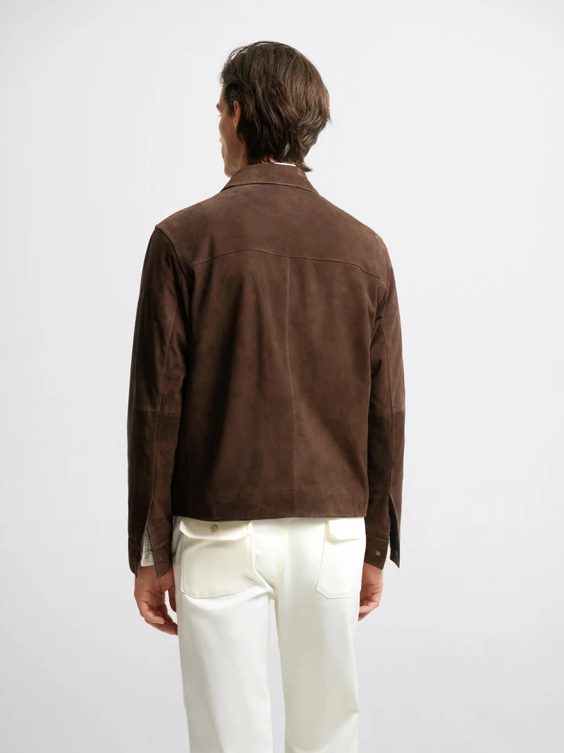 Blouson en cuir de chèvre - L'atelier