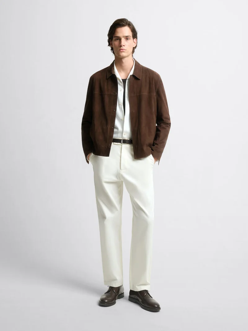 Blouson en cuir de chèvre - L'atelier