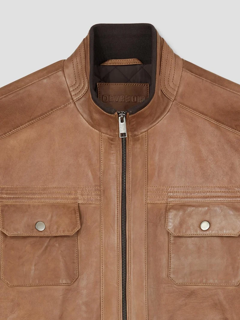 BLOUSON CUIR HOMME