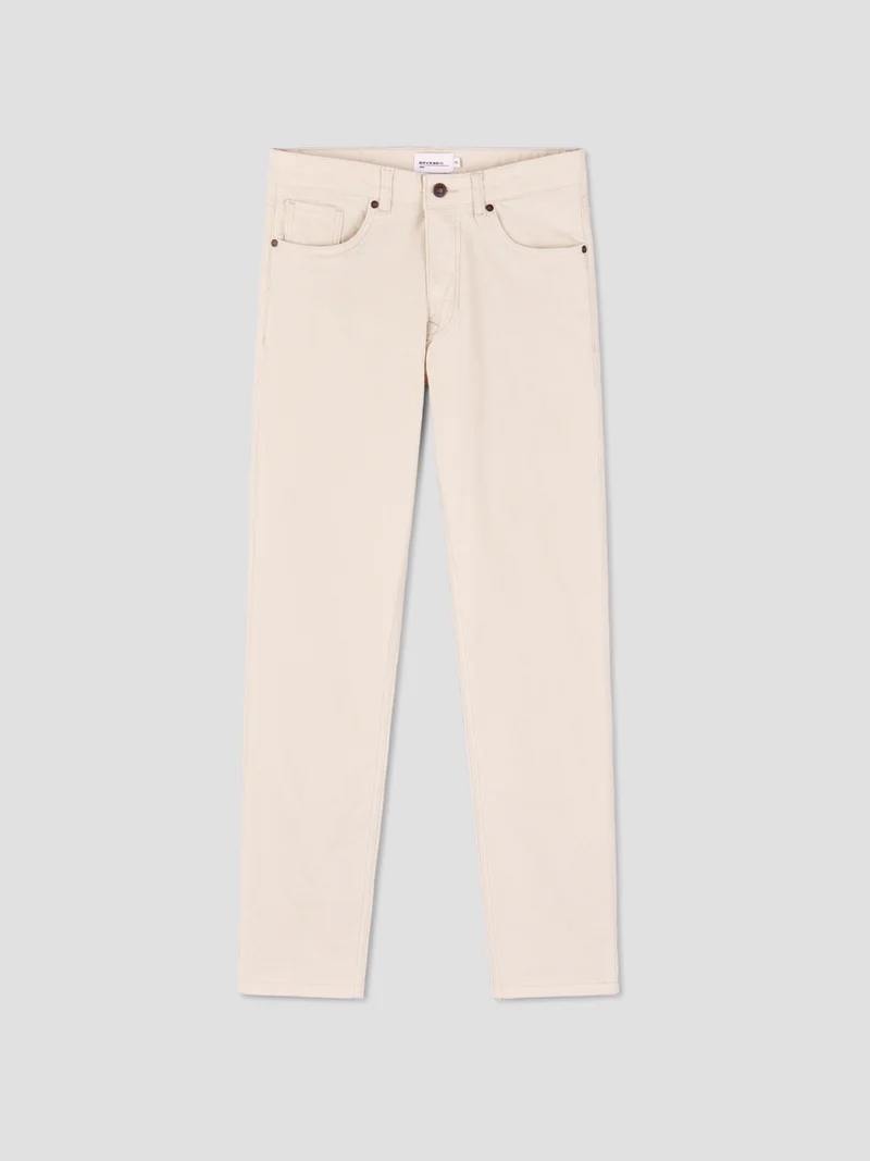 Jean couleur slim en velours