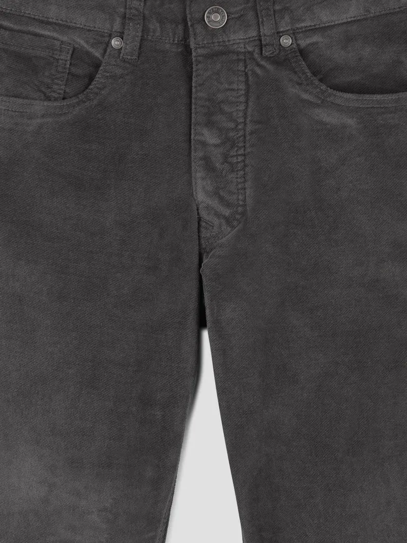 Jean couleur slim en velours